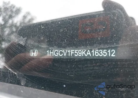 2019 Honda Accord Ex-L from USA, damaged, VIN 1HGCV1F59KA163512